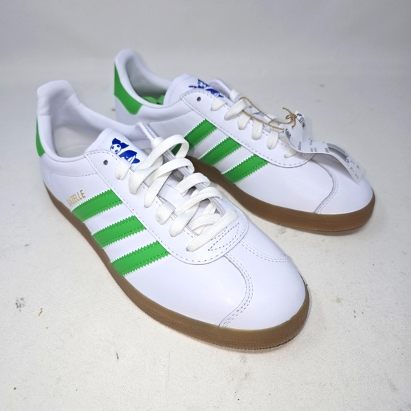 adidas Other - New Adidas Gazelle Men Size 8 Seattle Sounders White Semi Solar Slime Gum IG6434